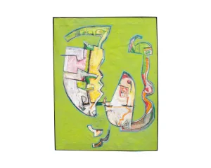 James L. Bruch Abstract Oil on Canvas Painting