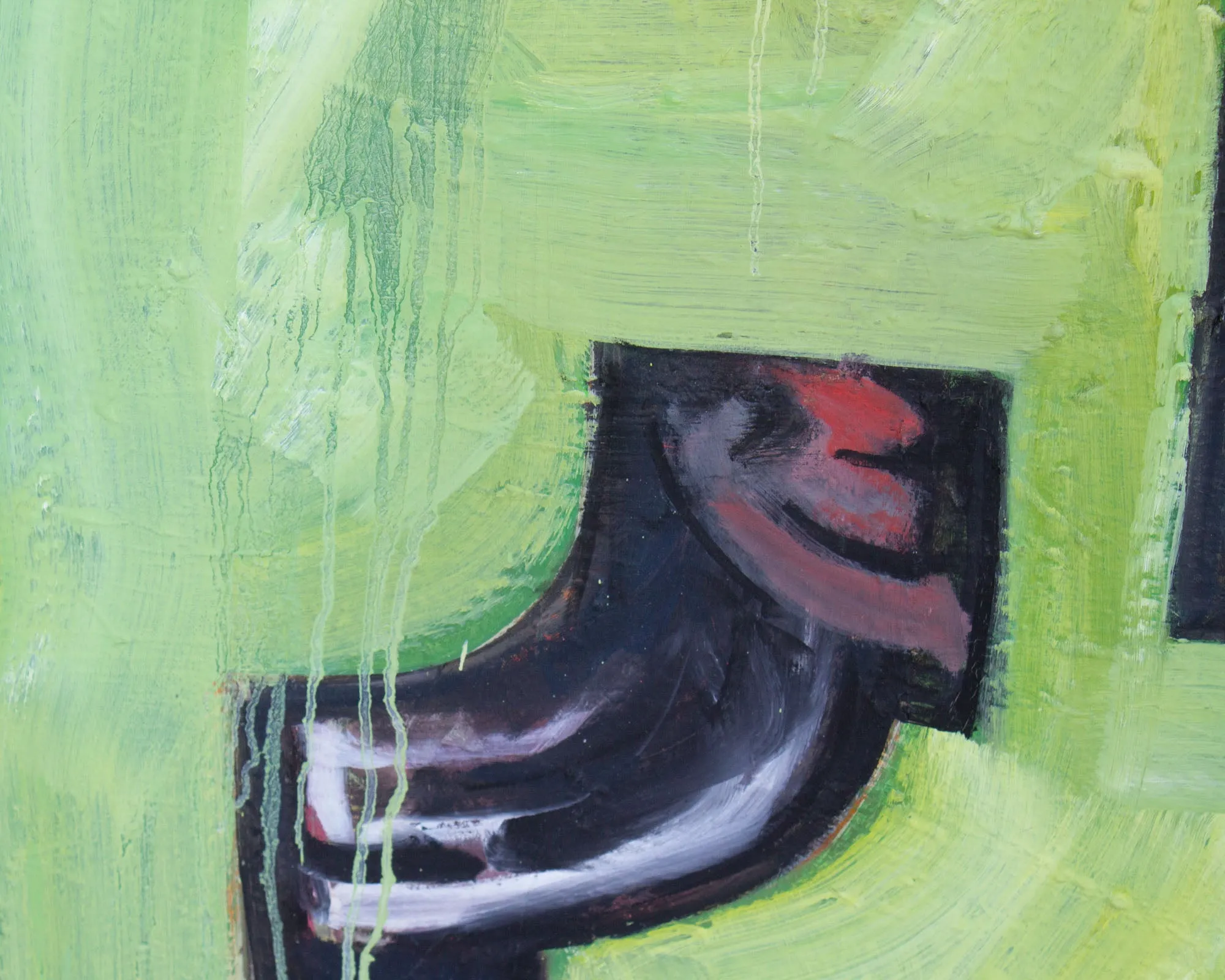 James L. Bruch Abstract Oil on Canvas Painting