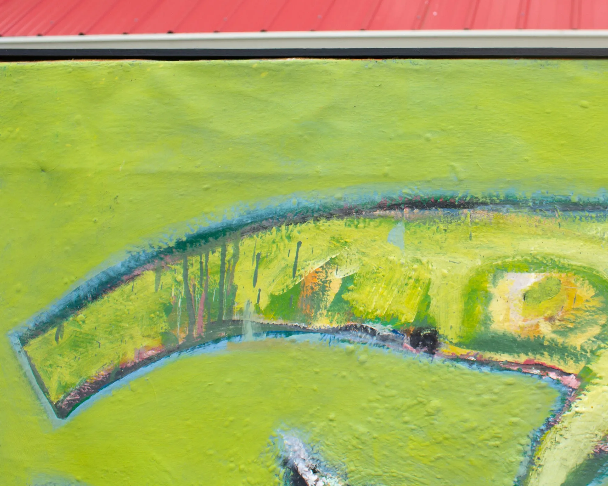 James L. Bruch Abstract Oil on Canvas Painting