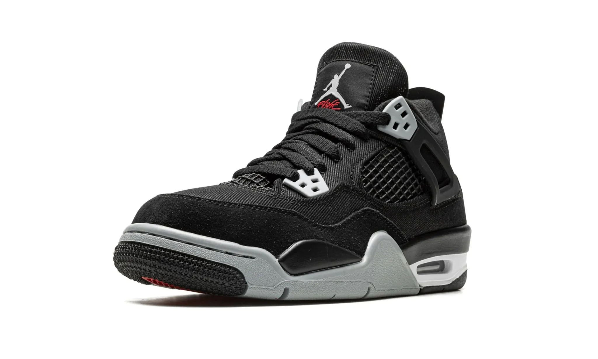 Jordan 4 Retro "Black Canvas" Grade School