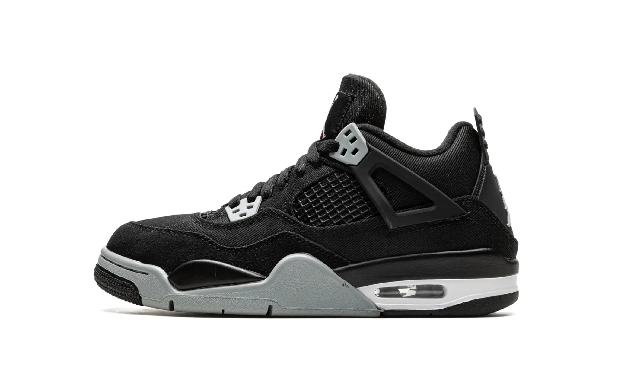 Jordan 4 Retro "Black Canvas" Grade School