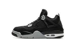 Jordan 4 Retro "Black Canvas" Grade School