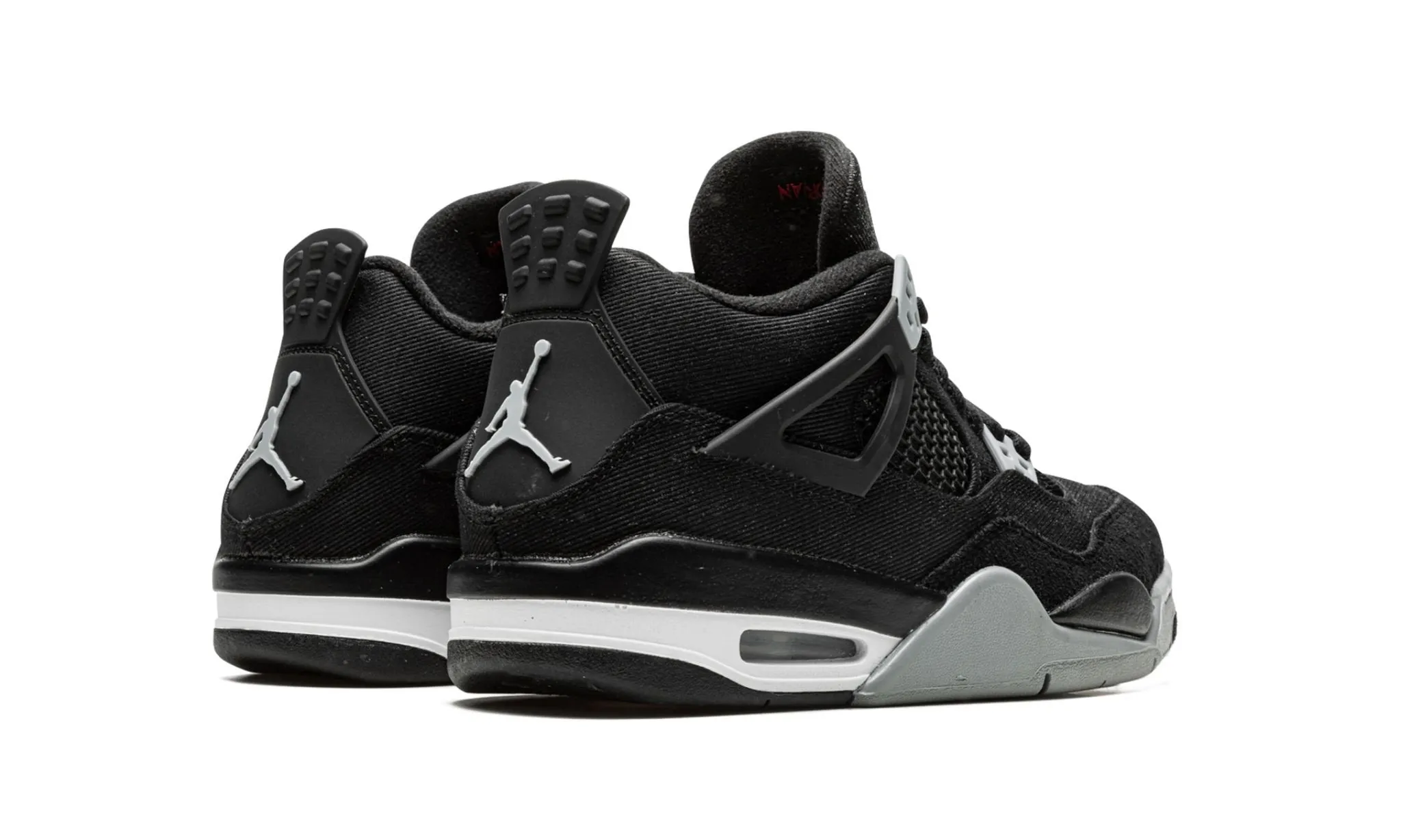 Jordan 4 Retro "Black Canvas" Grade School