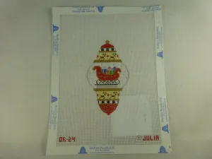 Julia's Needleworks OR24 Sleigh Ornament