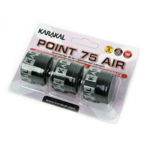 Karakal Point 75 Air Overwrap Grip 3 Pack - Various Colours