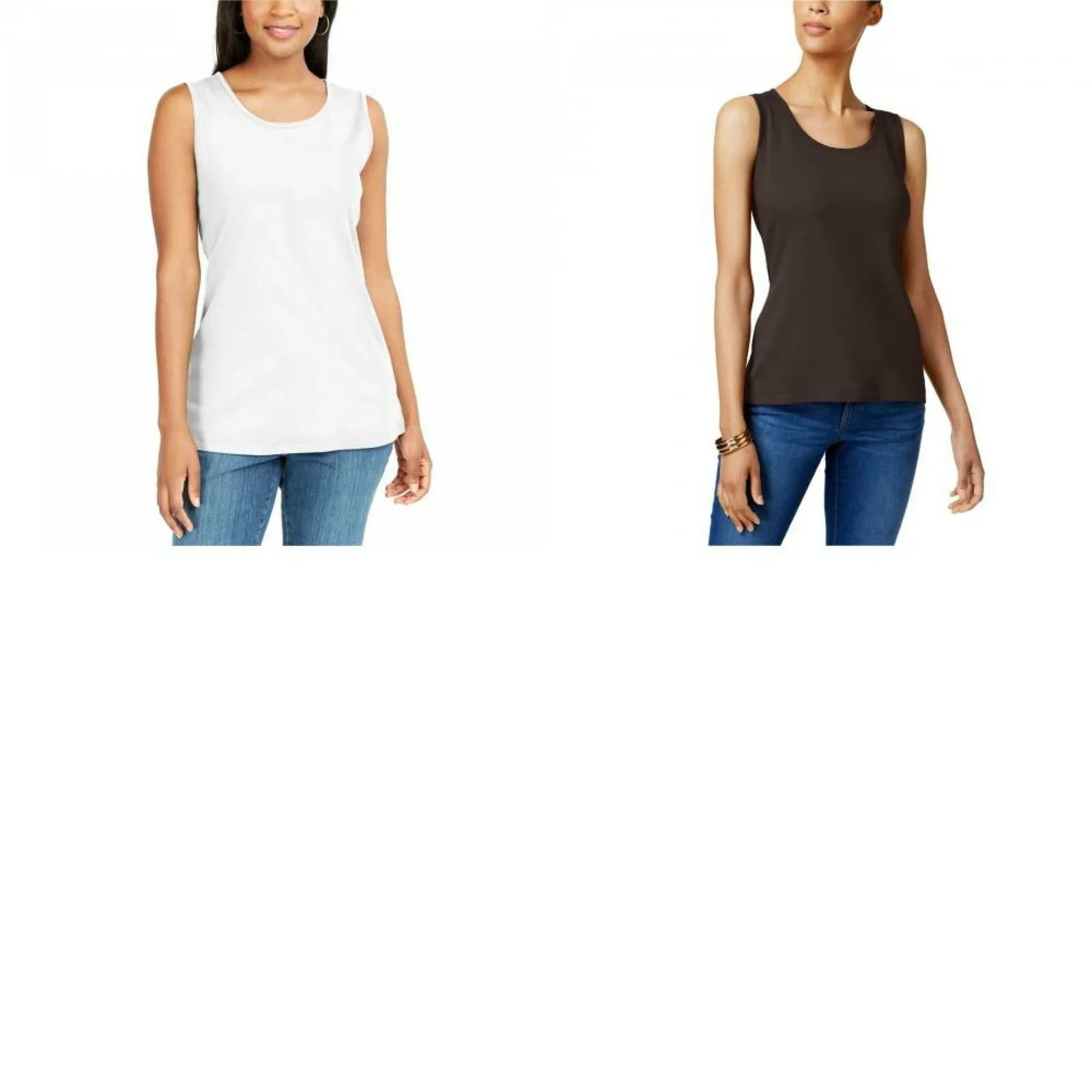 Karen Scott Women's Cotton Tank Top