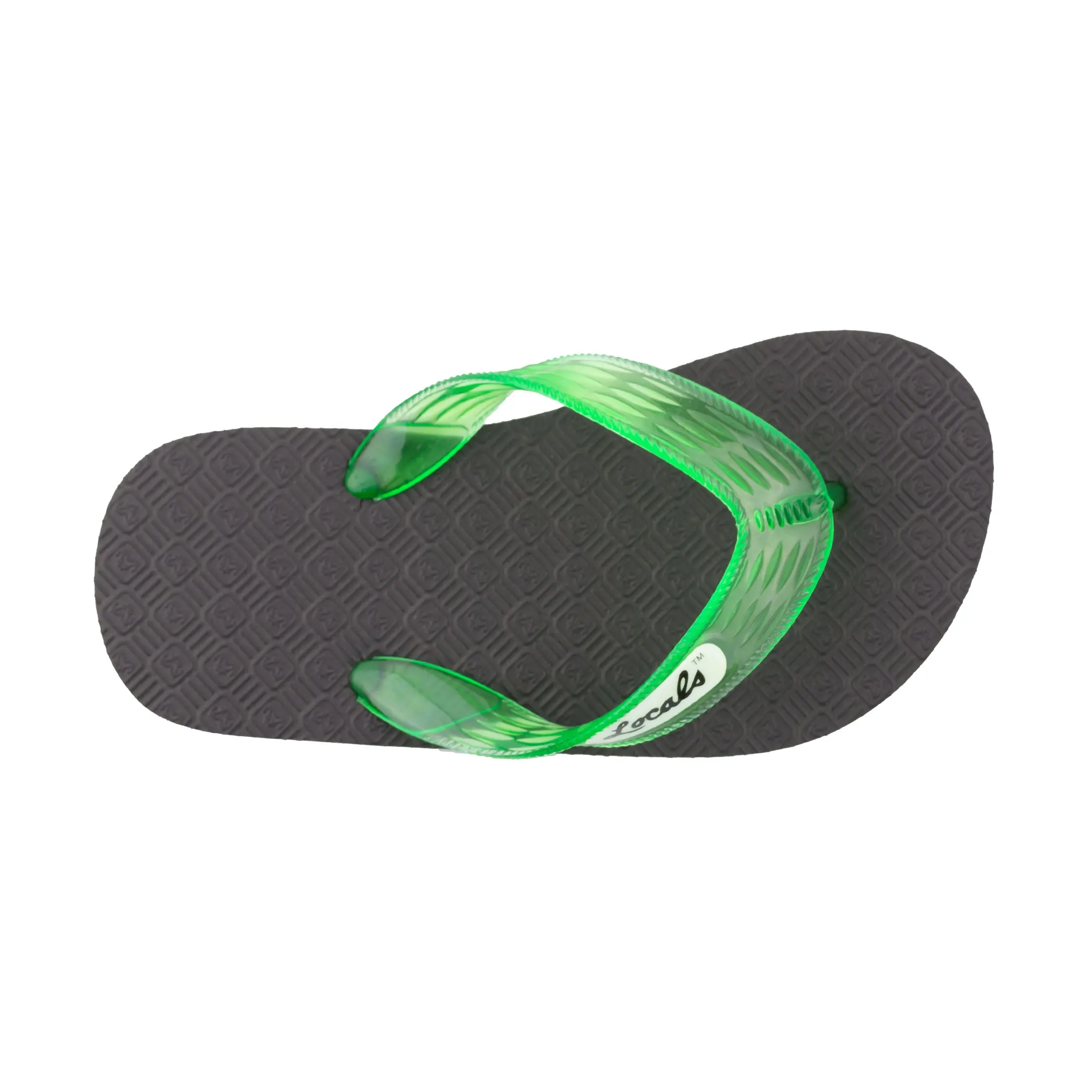 Kids Original Translucent Green Strap Slippah