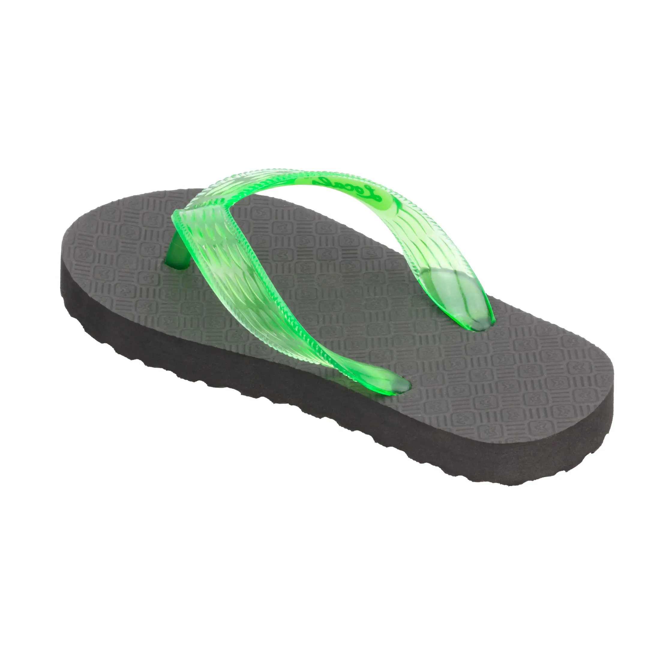Kids Original Translucent Green Strap Slippah