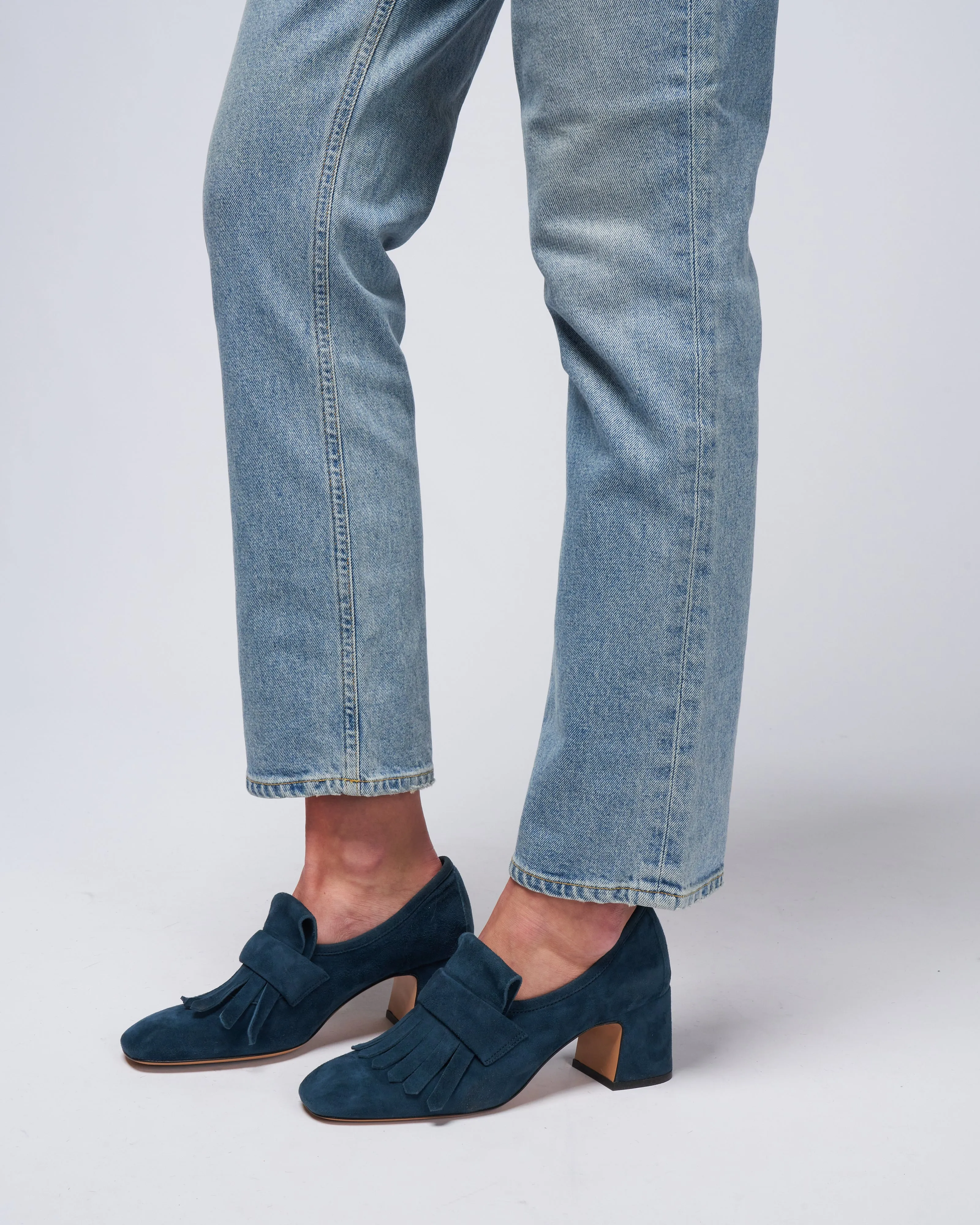 kiltie suede heel - camoscio oil