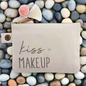Kiss & Makeup Canvas Bag