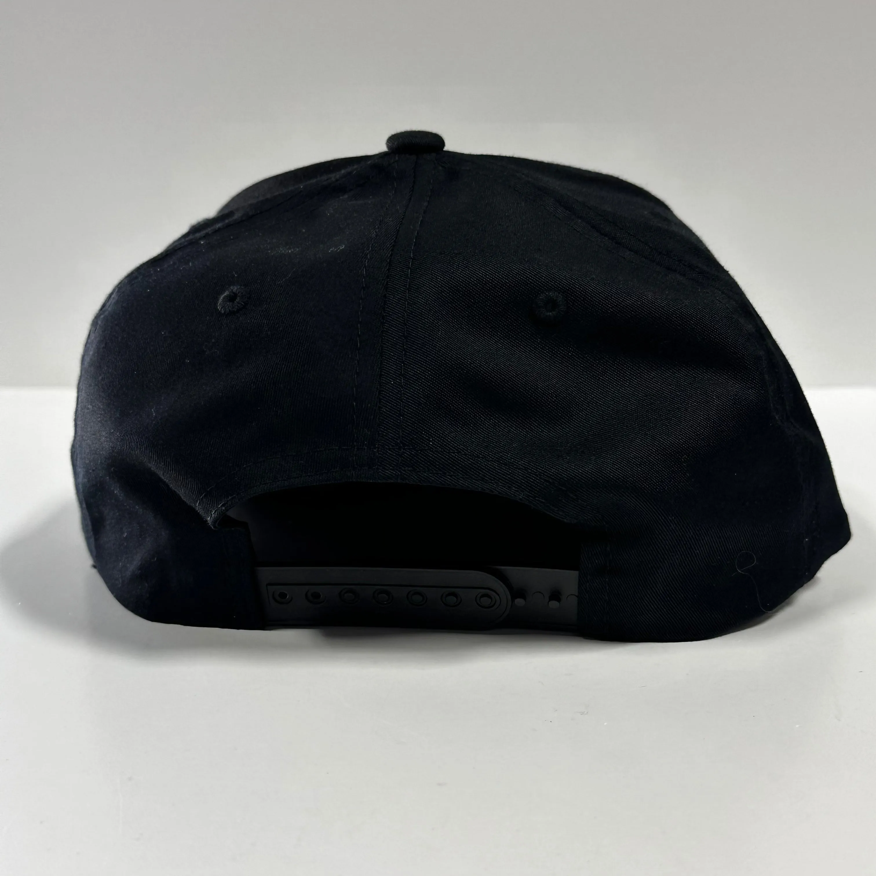 Kiss My Double Wide Ass on a Black SnapBack Hat Cap with Rope Custom Embroidery