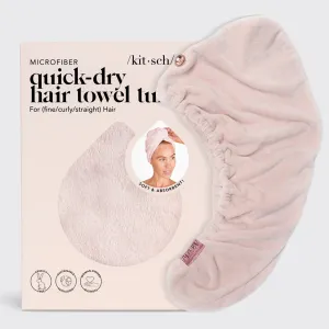 Kitsch: Quick Dry Hair Towel in Blush