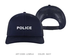 Konawa police department Embroidered Snapback Trucker Cap - LCMRvA