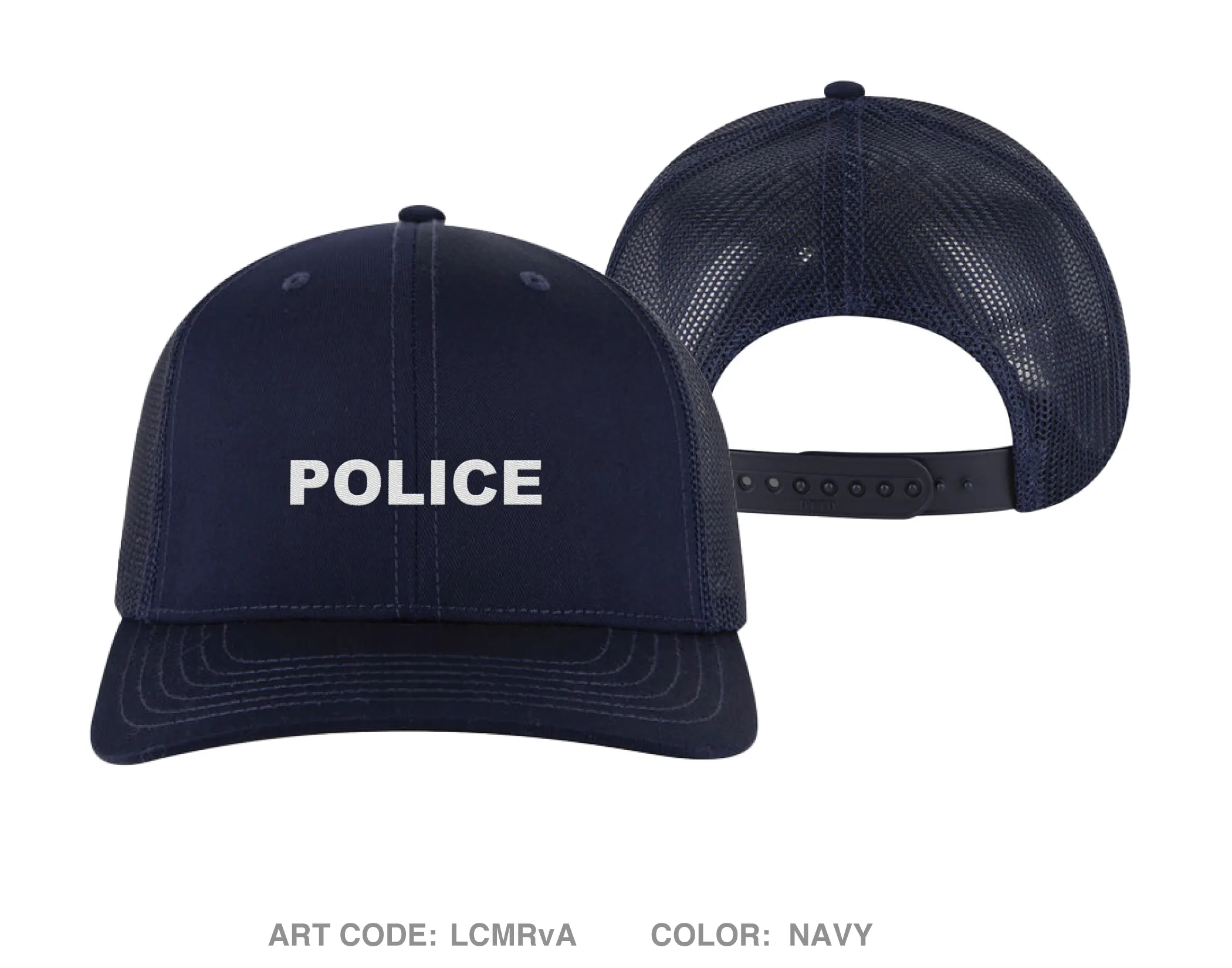 Konawa police department Embroidered Snapback Trucker Cap - LCMRvA