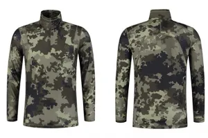 Korda Kool Quick Dry LS Zip Neck Kamo XXXL