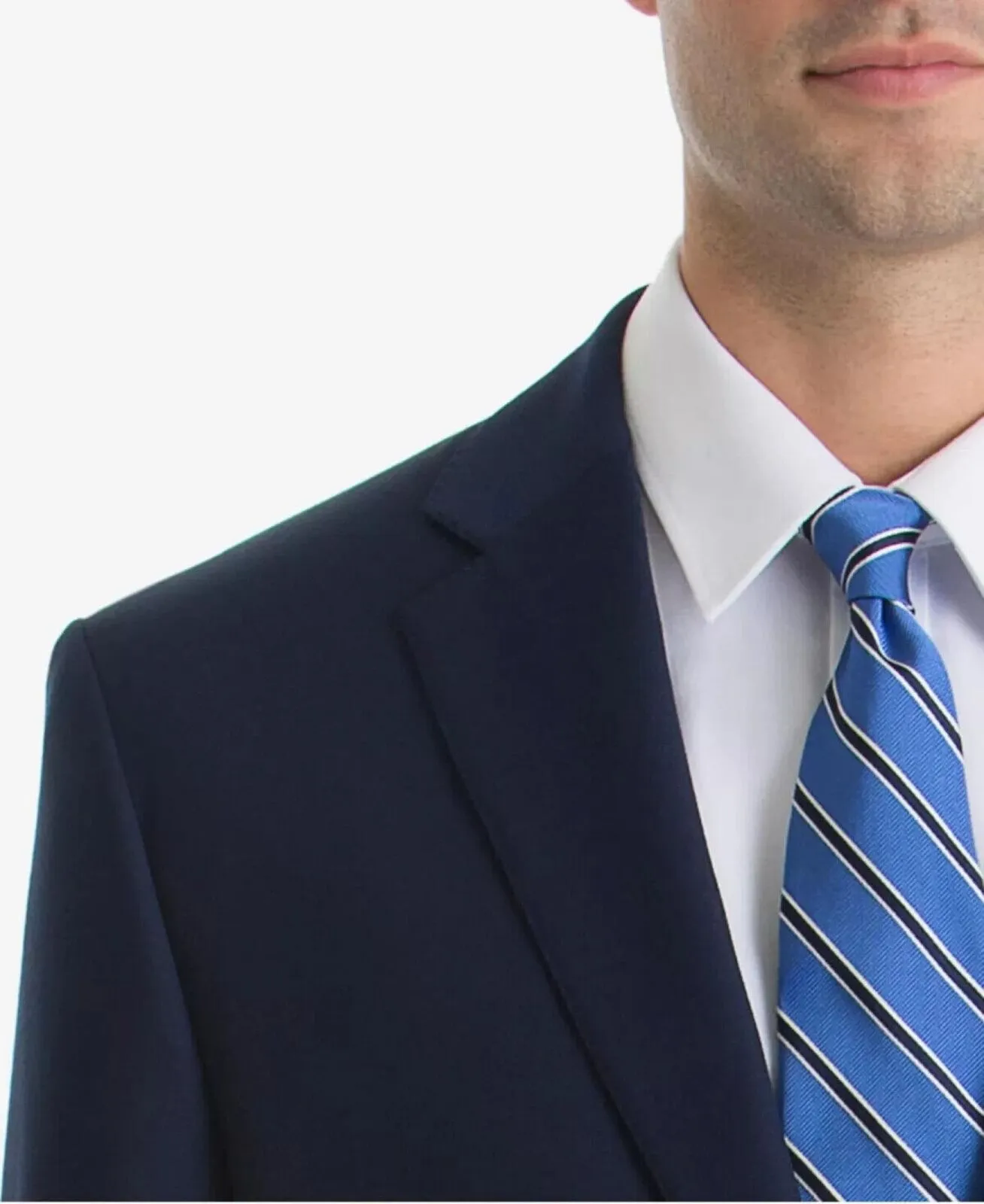 Lauren Ralph Lauren Mens UltraFlex Classic Fit Sport Coat Navy Blue 54R