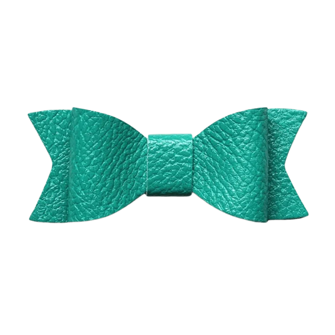 Leather Look Petite Bowtie Headband