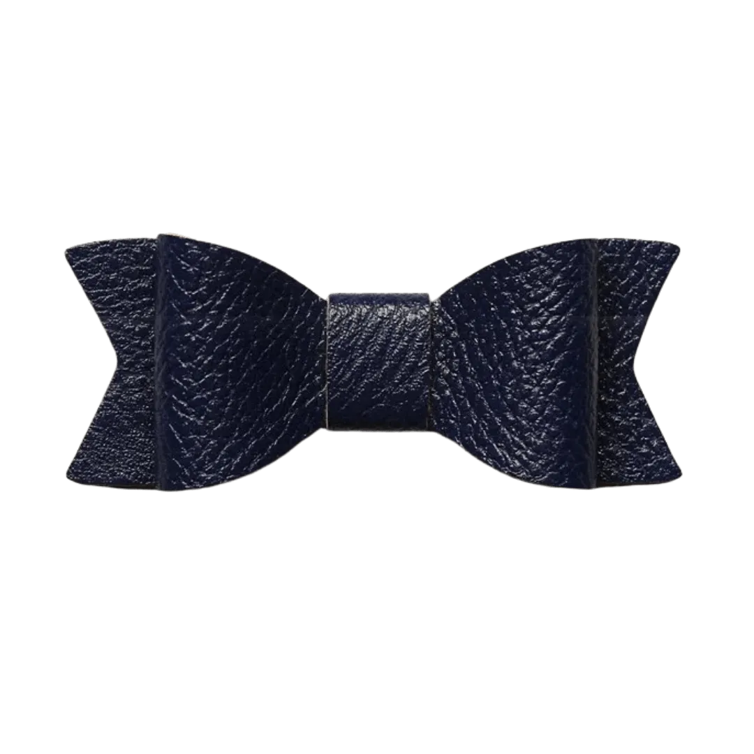 Leather Look Petite Bowtie Headband