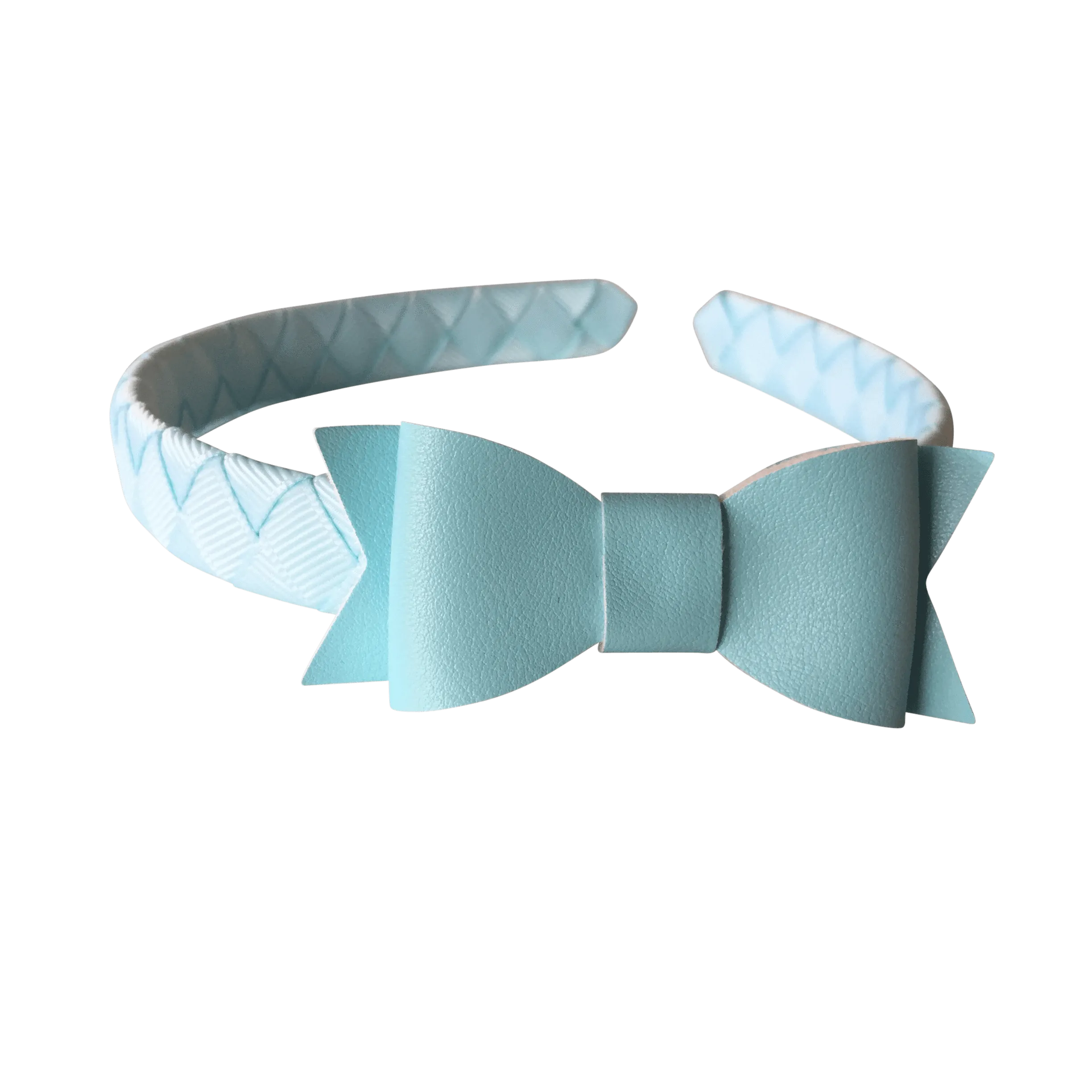 Leather Look Petite Bowtie Headband