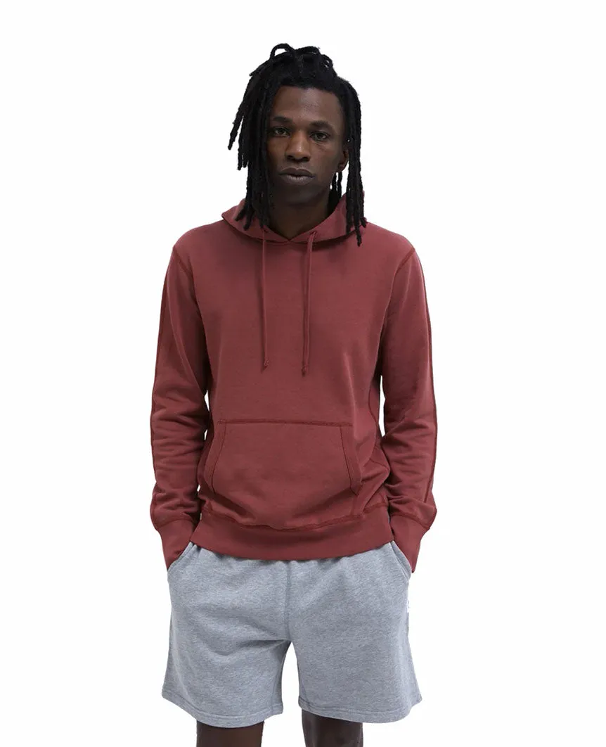 Lightweight Terry Pullover Hoodie Russet