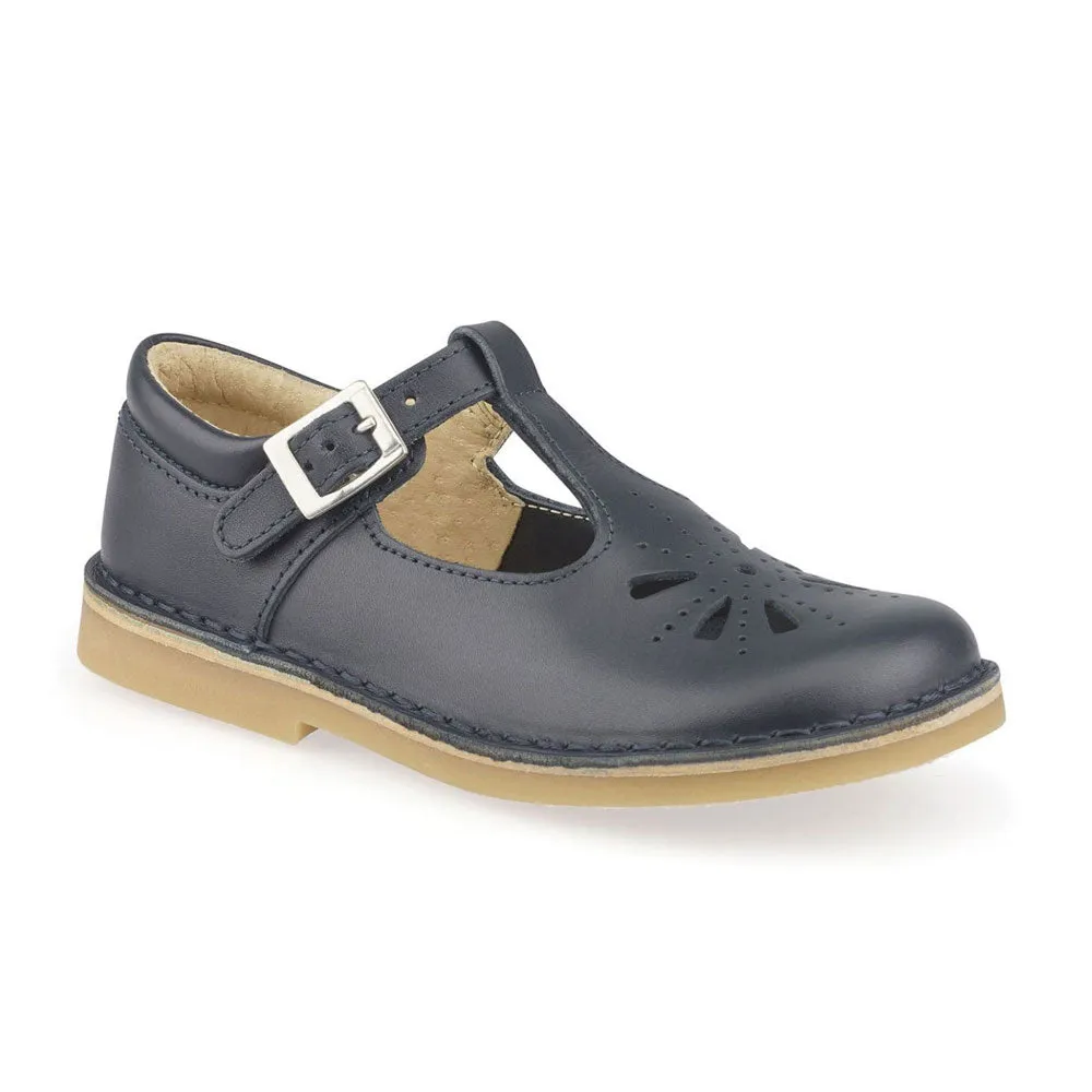 Lottie Navy Leather