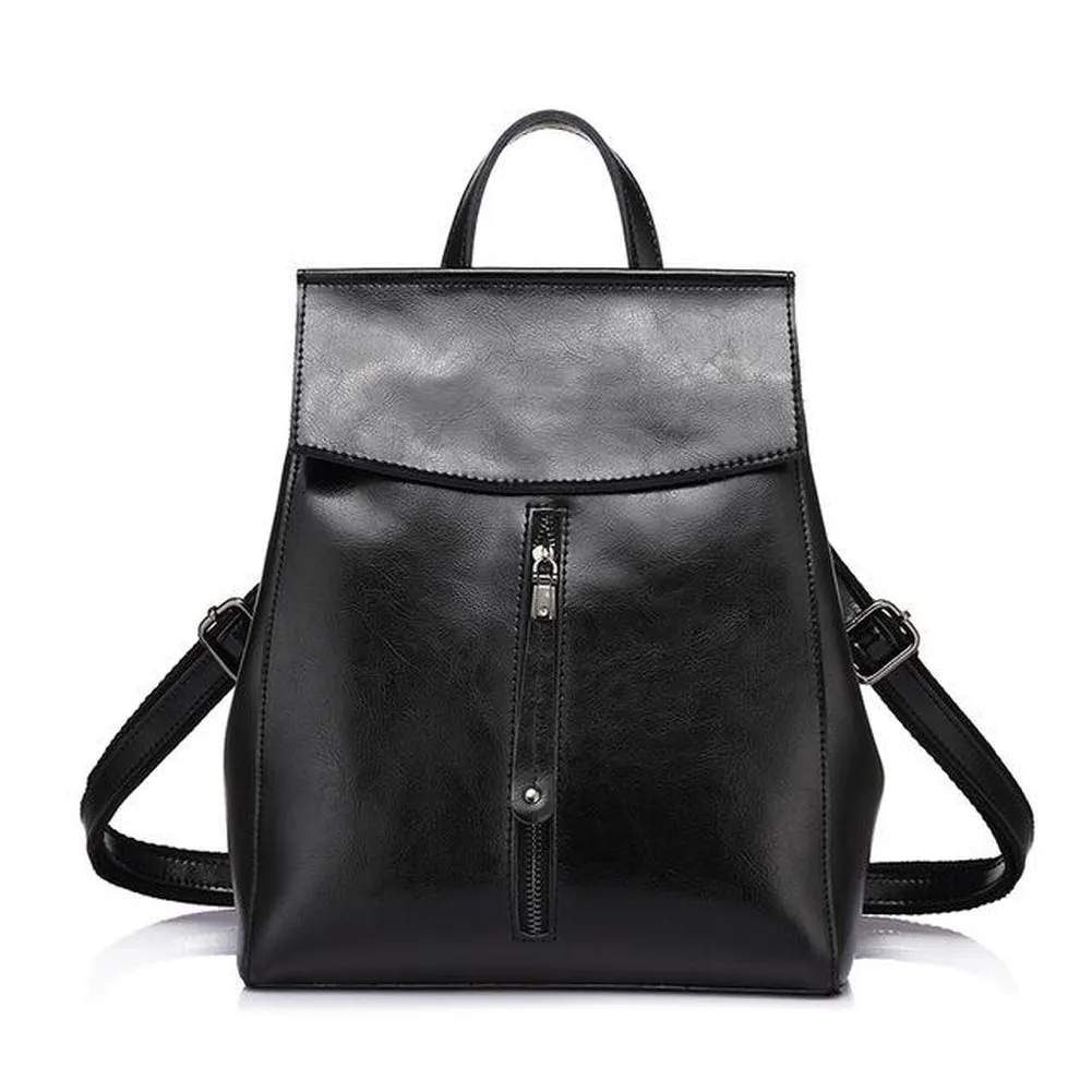 <bold>Fashion Backpack <br>Genuine-Leather