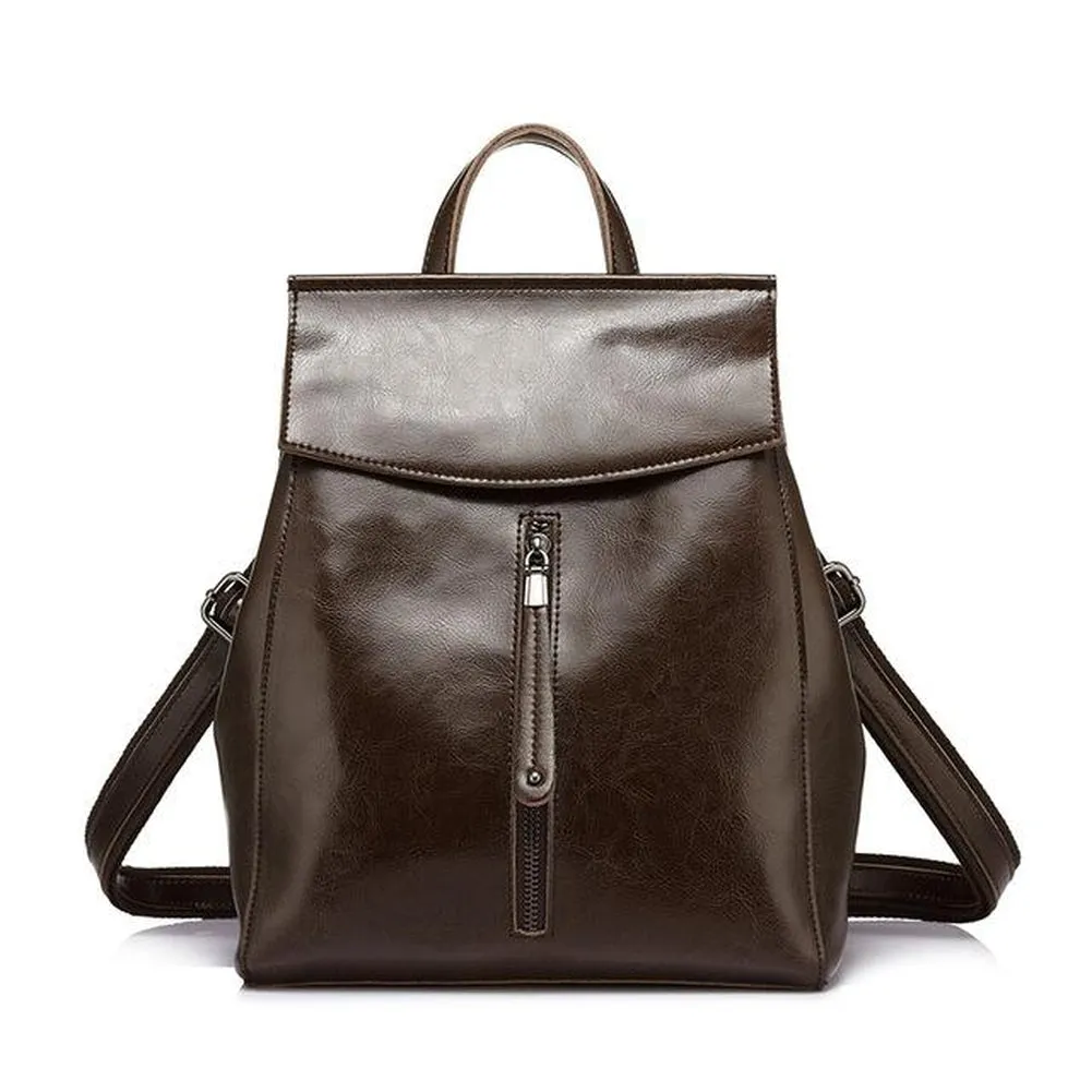 <bold>Fashion Backpack <br>Genuine-Leather