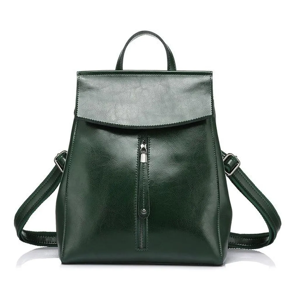 <bold>Fashion Backpack <br>Genuine-Leather