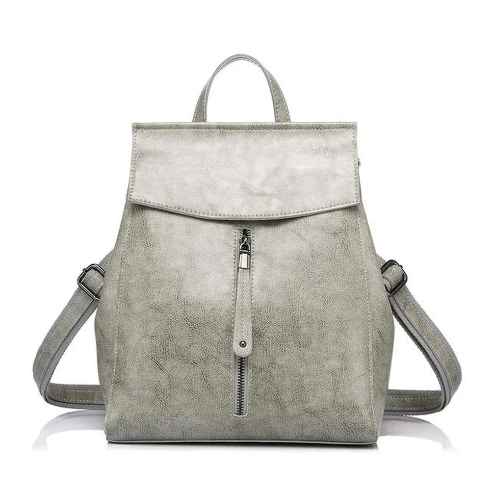 <bold>Fashion Backpack <br>Genuine-Leather
