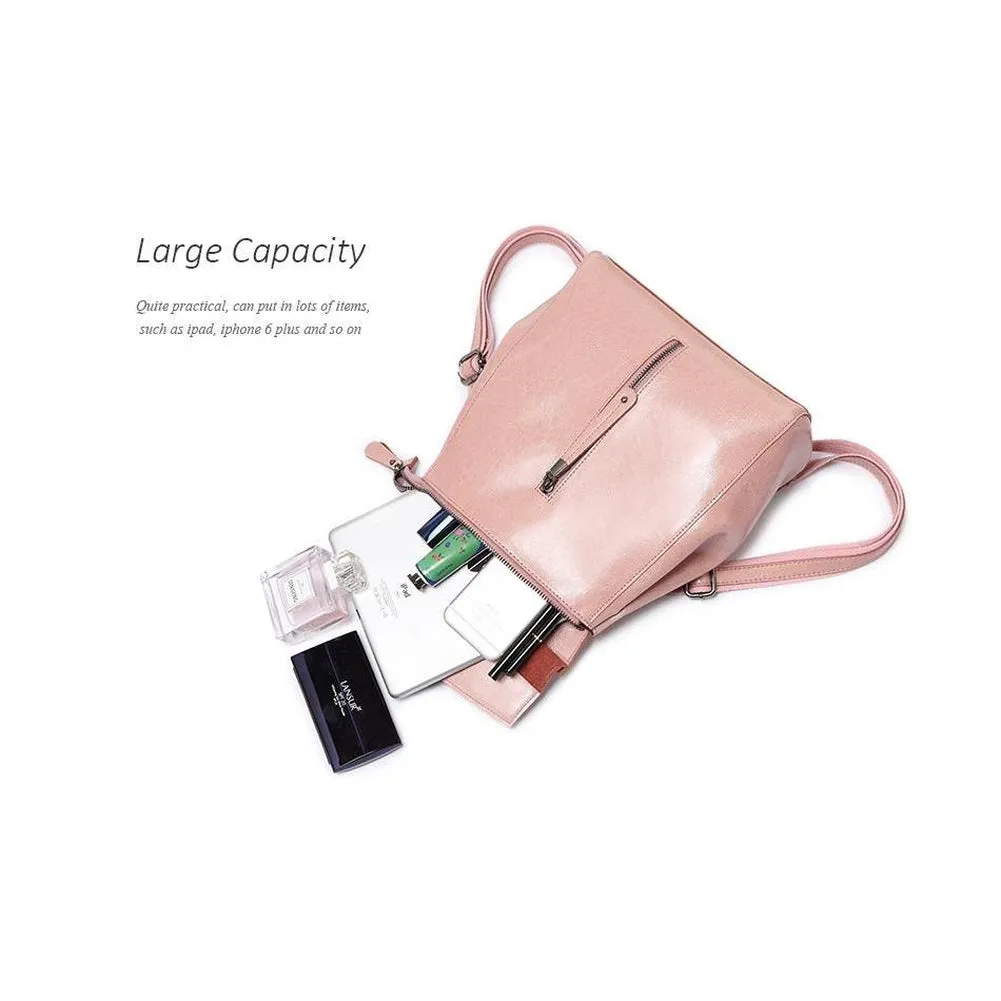 <bold>Fashion Backpack <br>Genuine-Leather