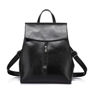 <bold>Fashion Backpack <br>Genuine-Leather