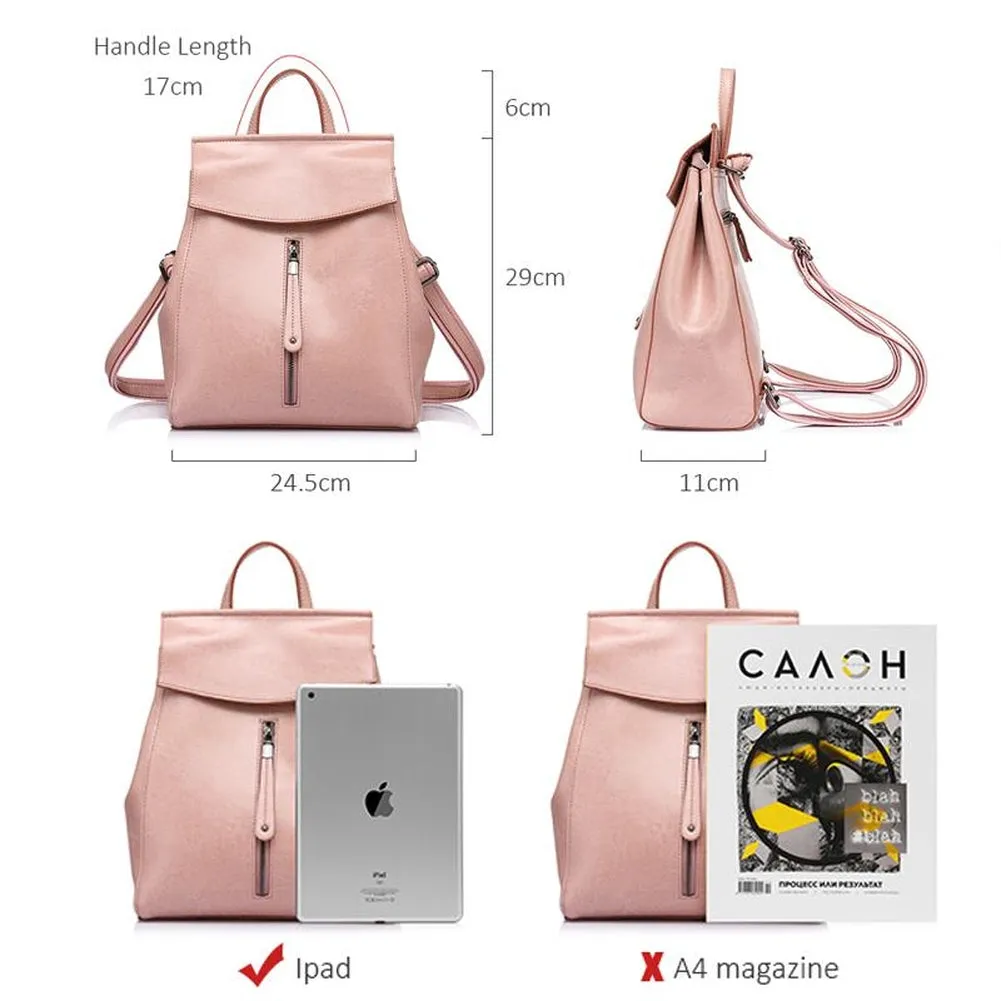 <bold>Fashion Backpack <br>Genuine-Leather