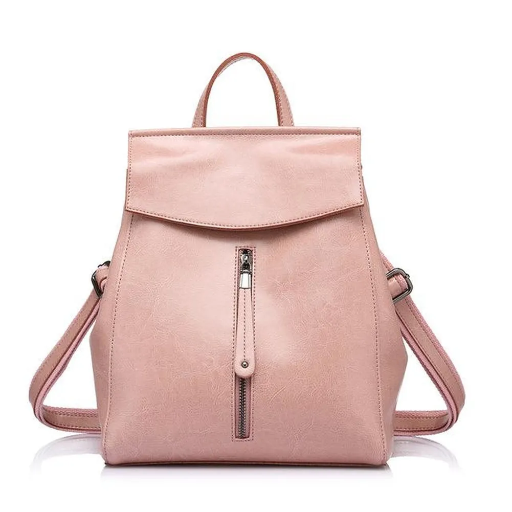 <bold>Fashion Backpack <br>Genuine-Leather
