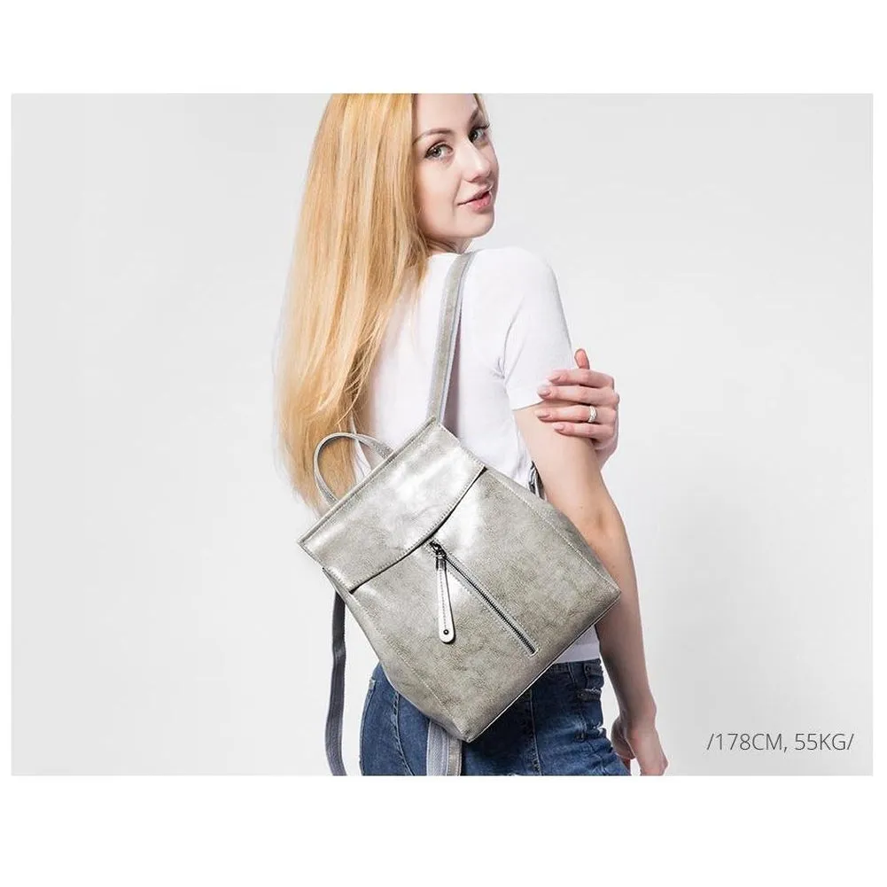 <bold>Fashion Backpack <br>Genuine-Leather