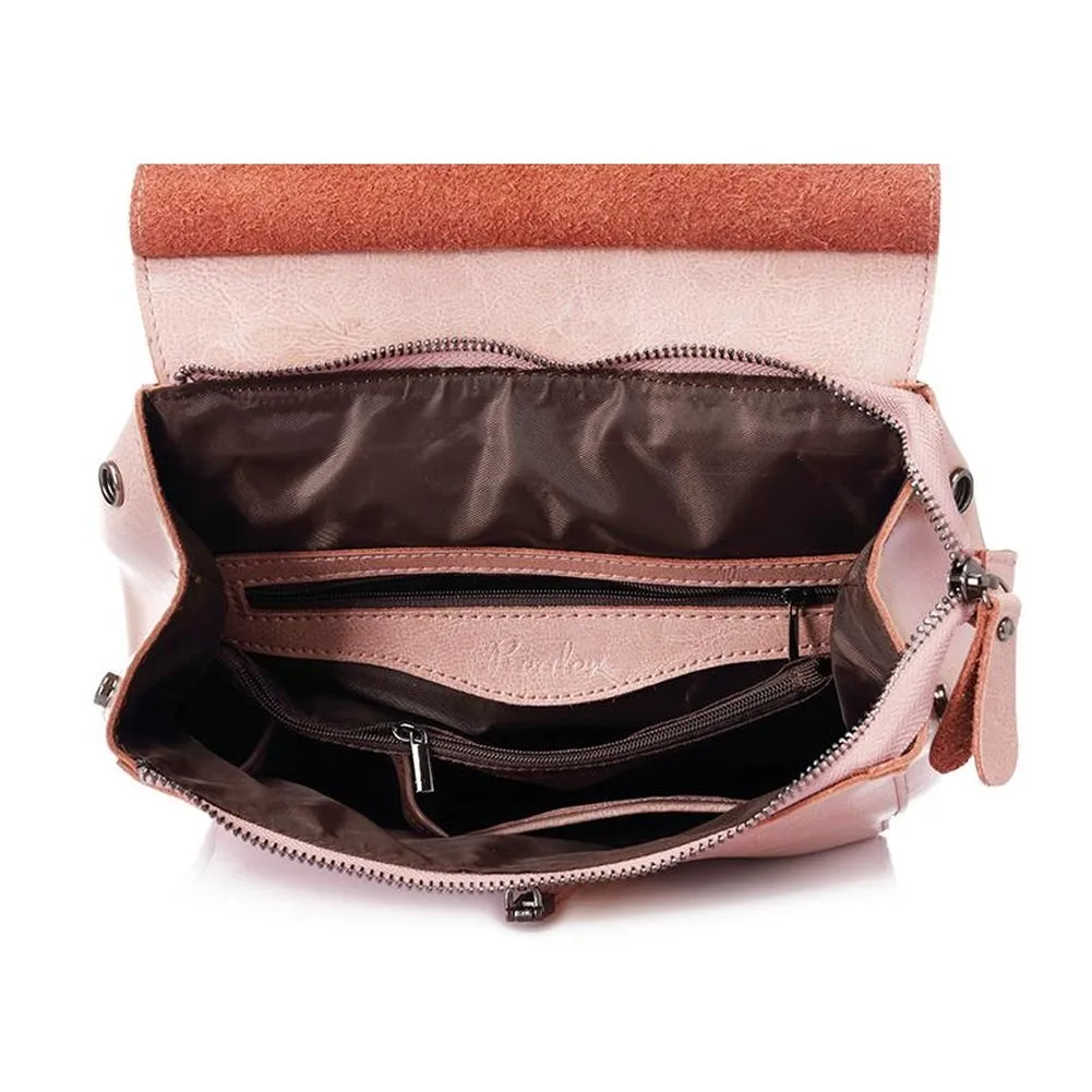 <bold>Fashion Backpack <br>Genuine-Leather