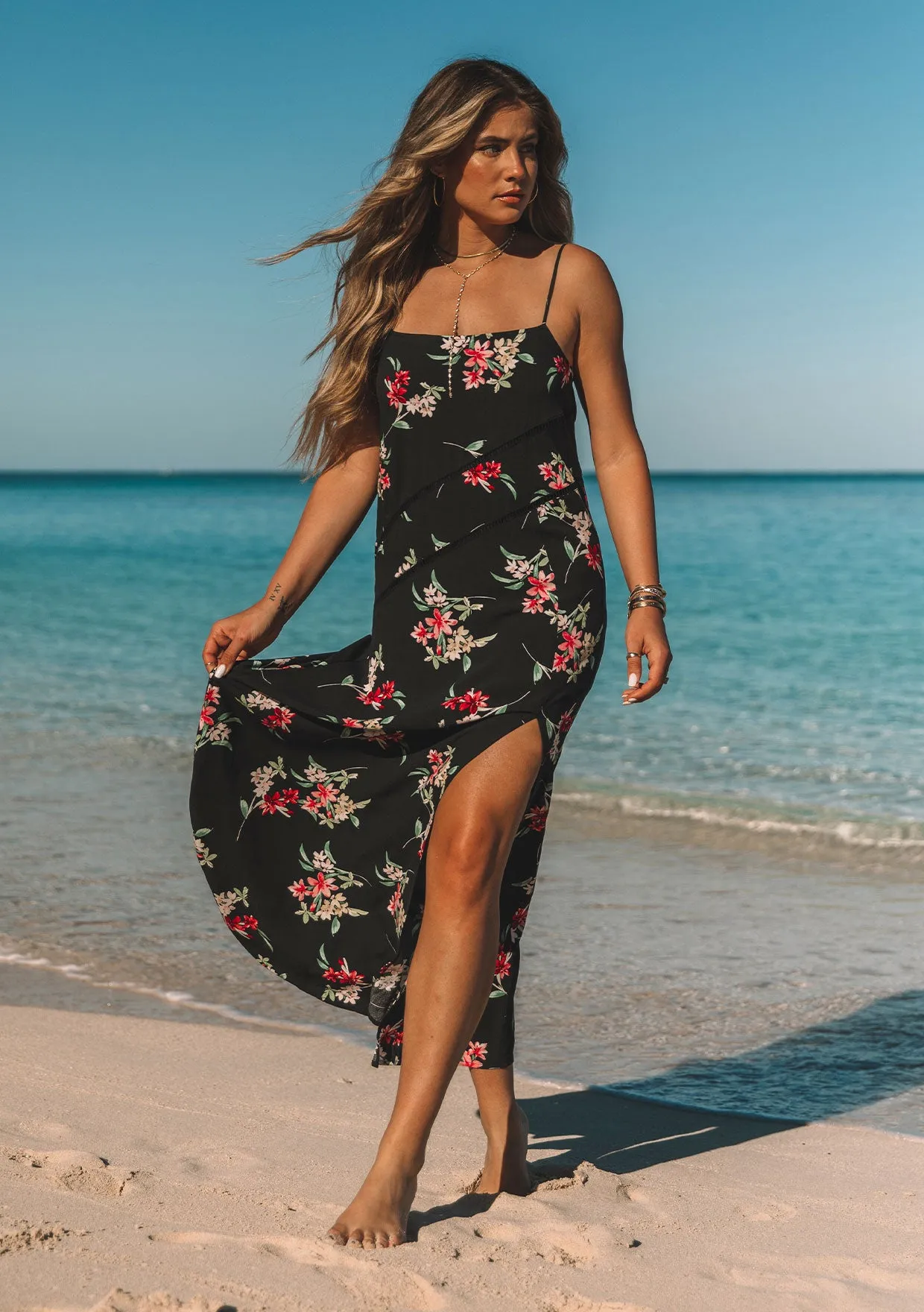 Maddox Floral Maxi Dress