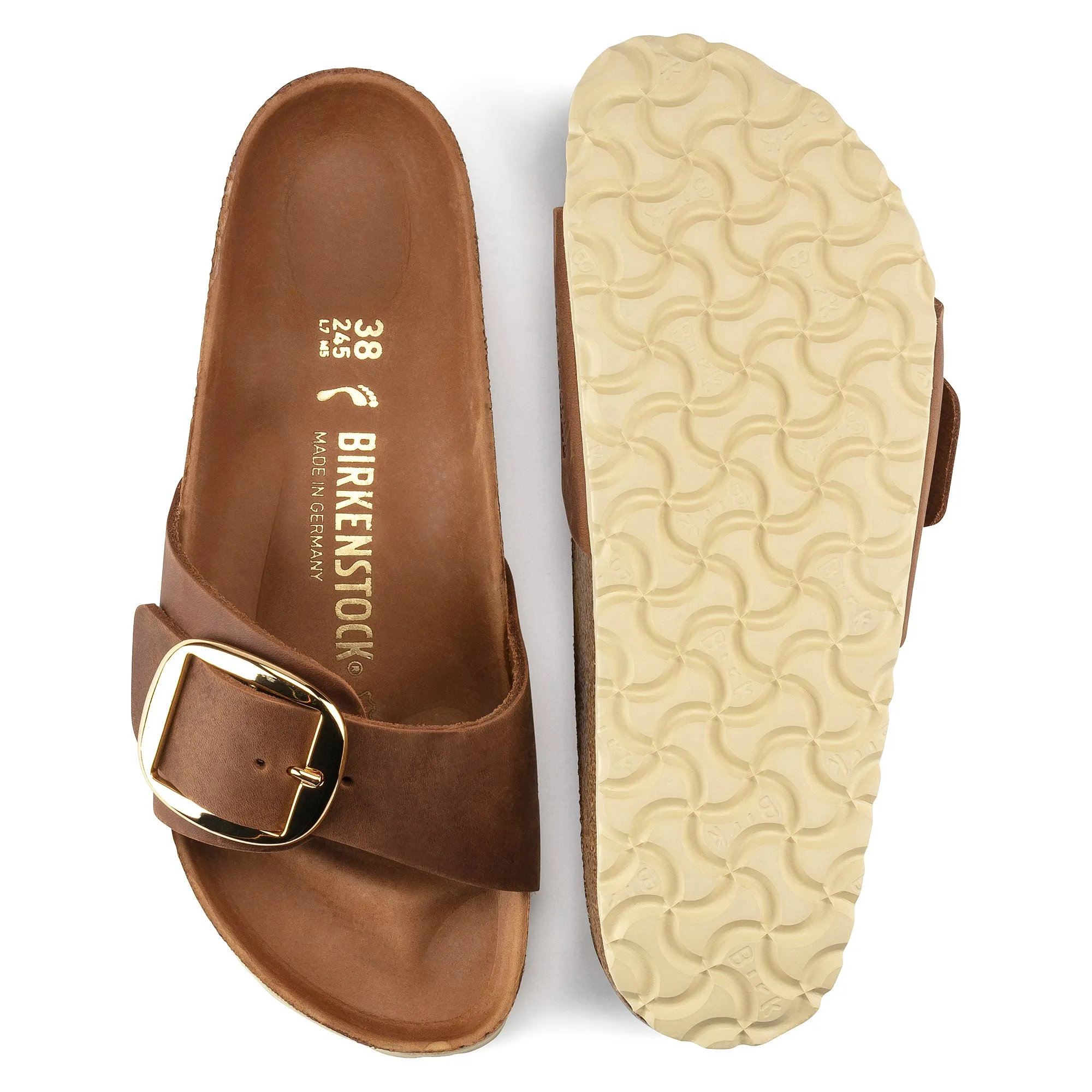 Madrid Big Buckle (Cognac)