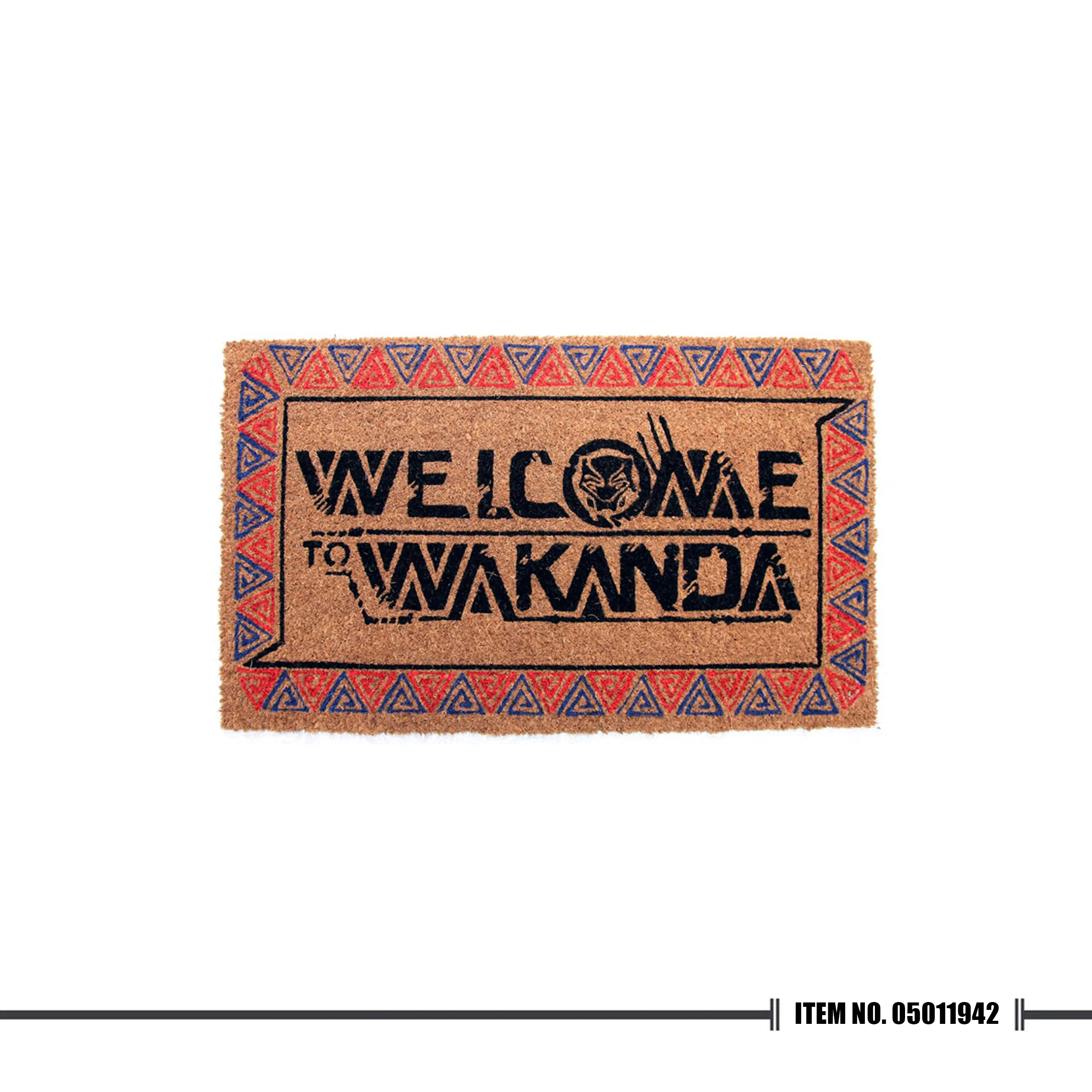 Marvel Black Panther Welcome To Wakanda Doormat