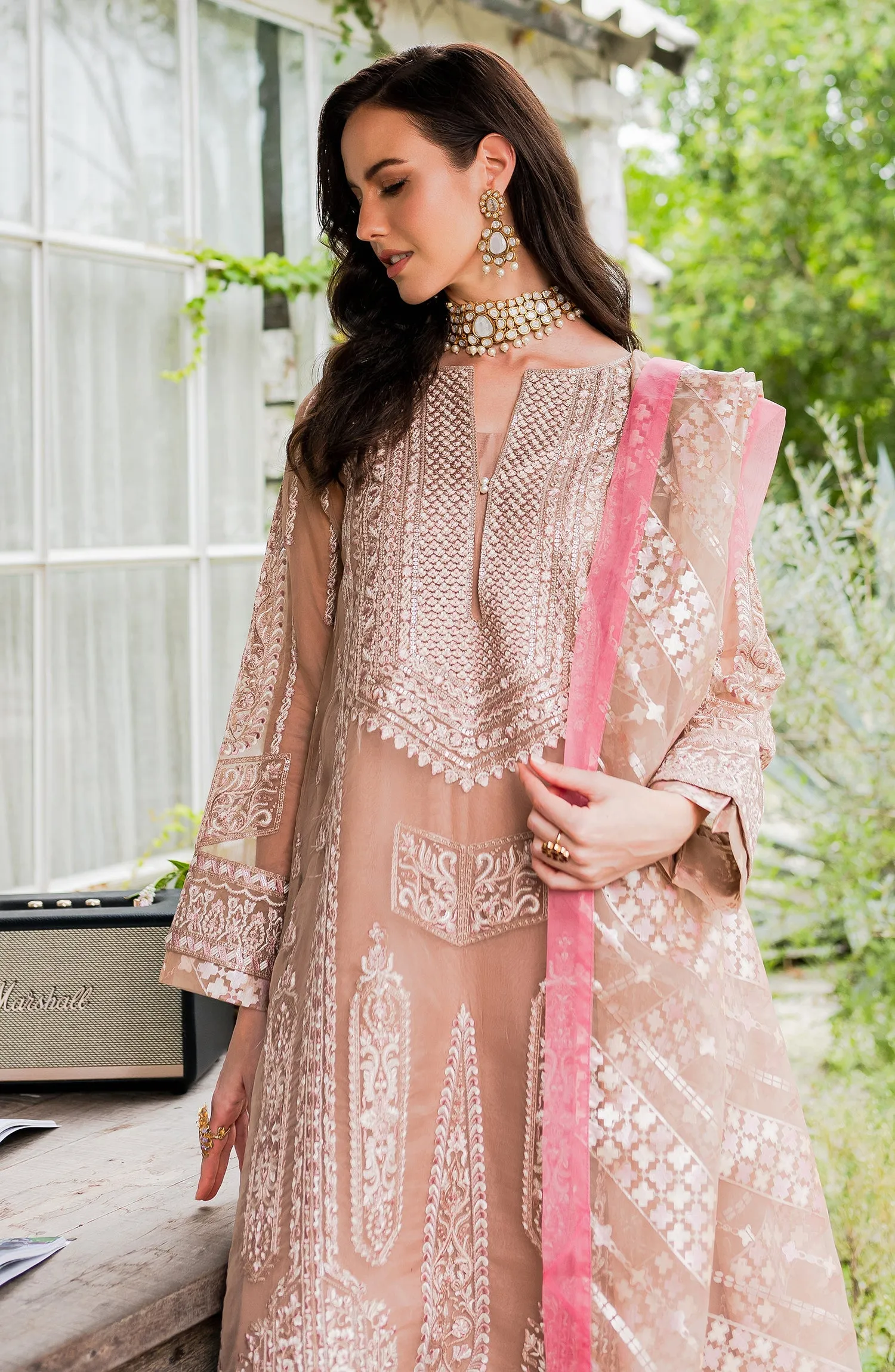 MARYUM & MARIA | SORINA - Luxury Formal | Peach Beige (MW23-503)