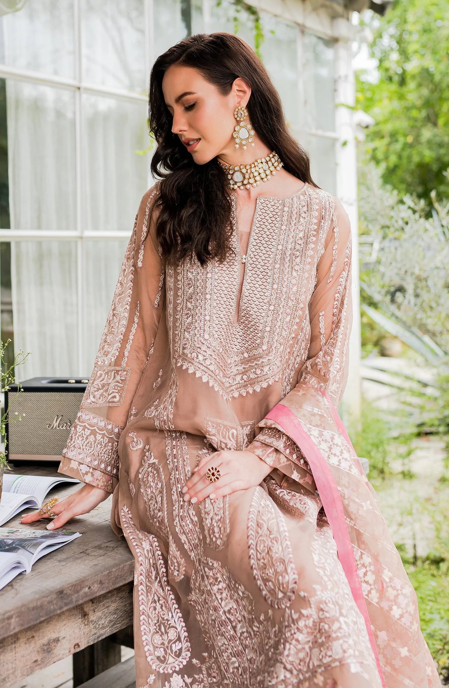 MARYUM & MARIA | SORINA - Luxury Formal | Peach Beige (MW23-503)