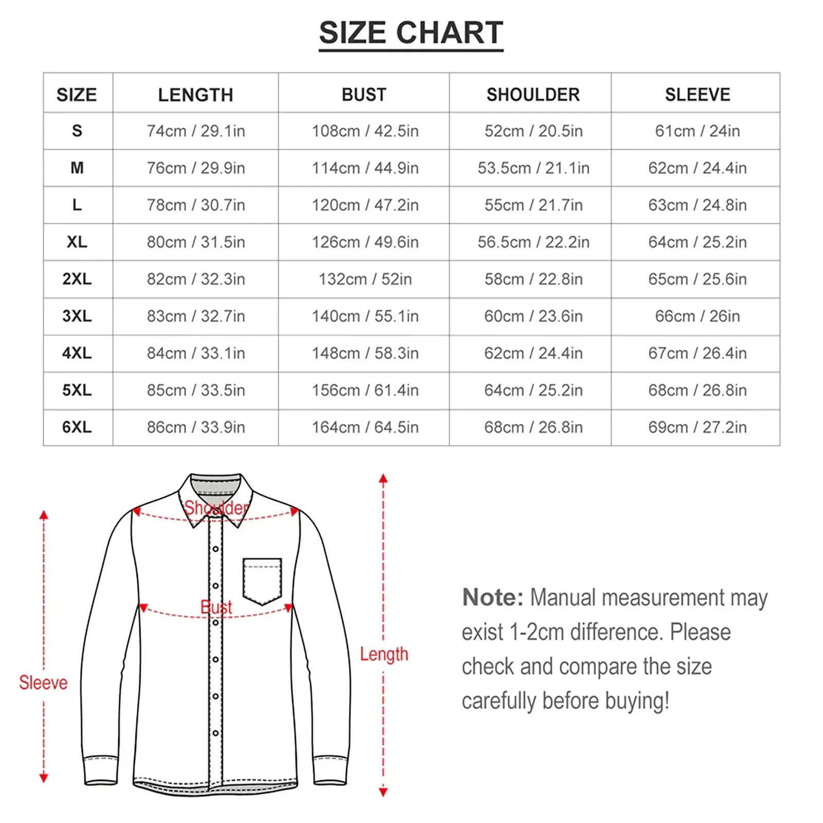 Men's Colorful Thread Print Long-sleeved Shirt