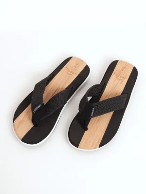 Men's Cork EVA Wide Vamp Sandal - Black