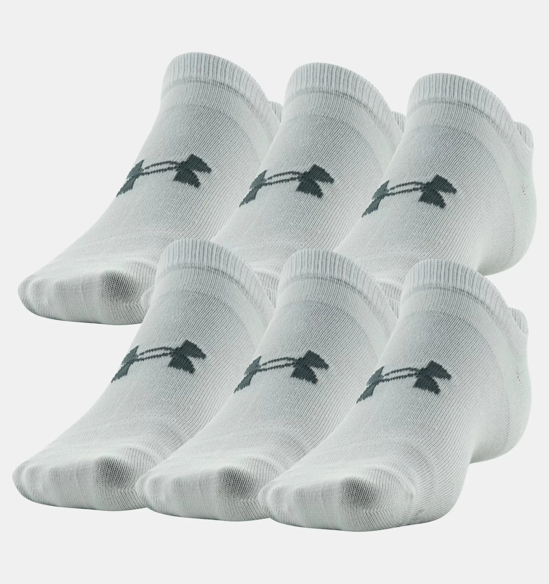 Men's Essential No Show Socks - 6 Pack