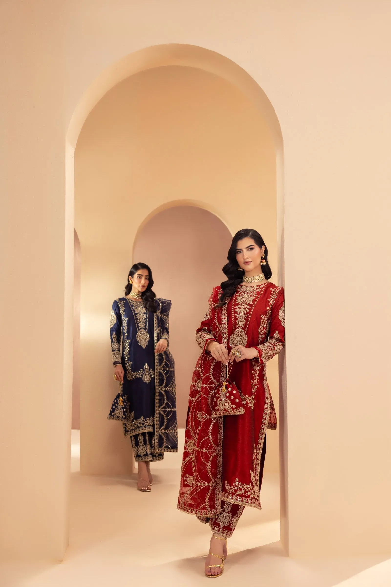 MGS-28 3PCS RAW SILK STITCHED/UNSTITCHED
