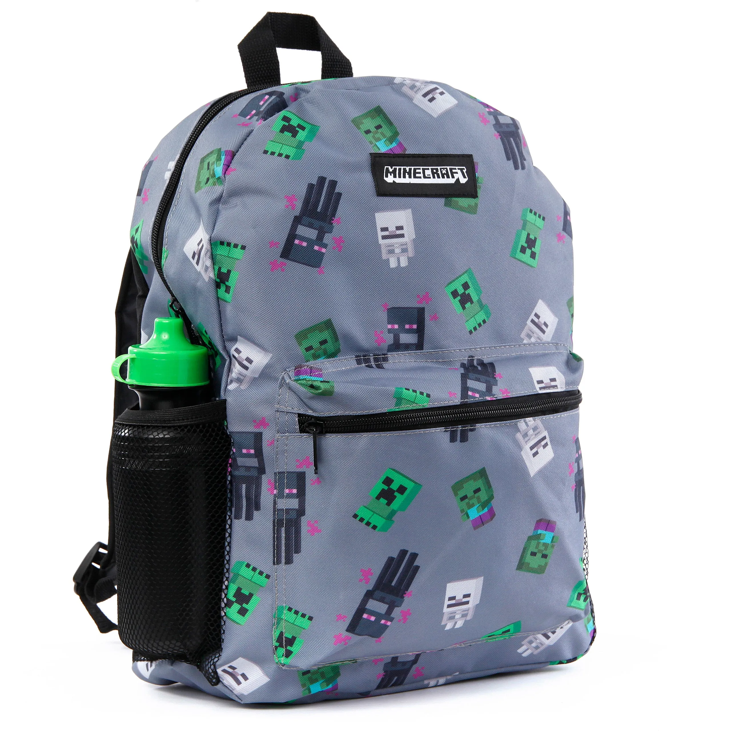 Minecraft Backpack 4 Piece Set