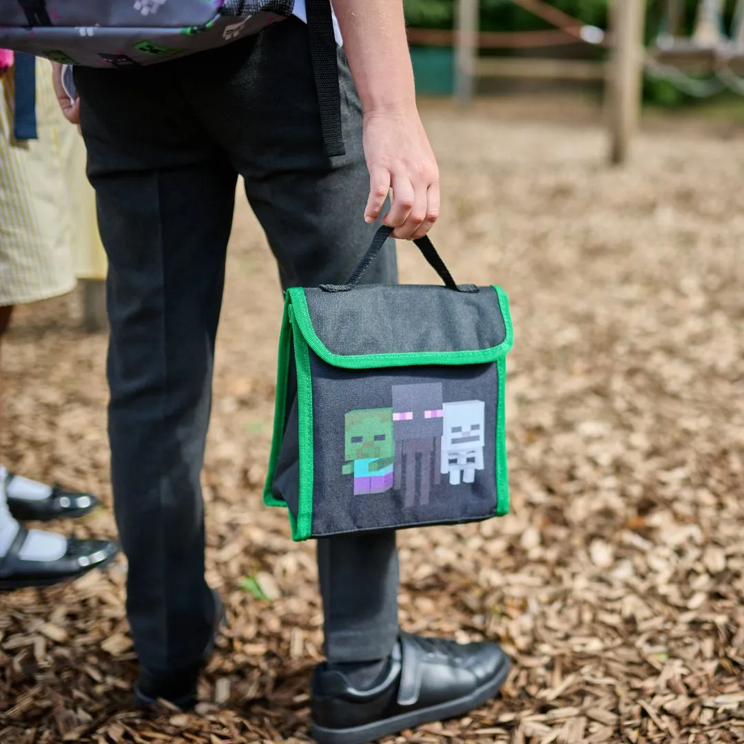Minecraft Backpack 4 Piece Set