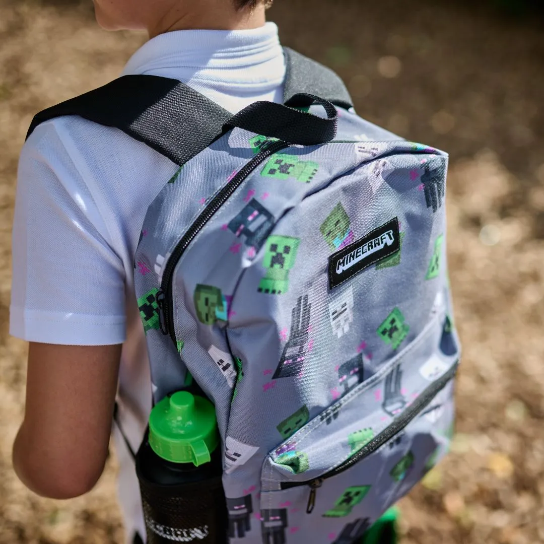 Minecraft Backpack 4 Piece Set