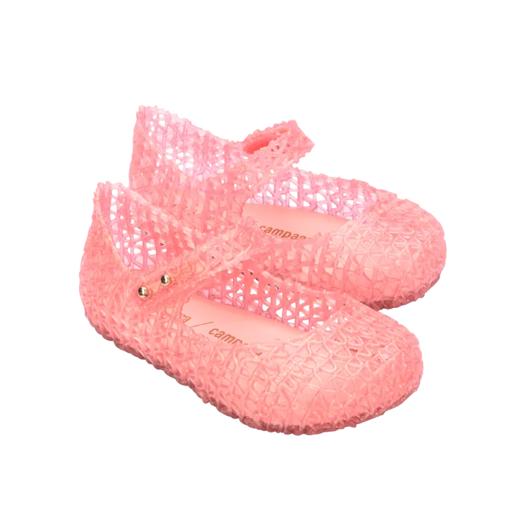 Mini Melissa Mini Campana Papel - Pearly Pink