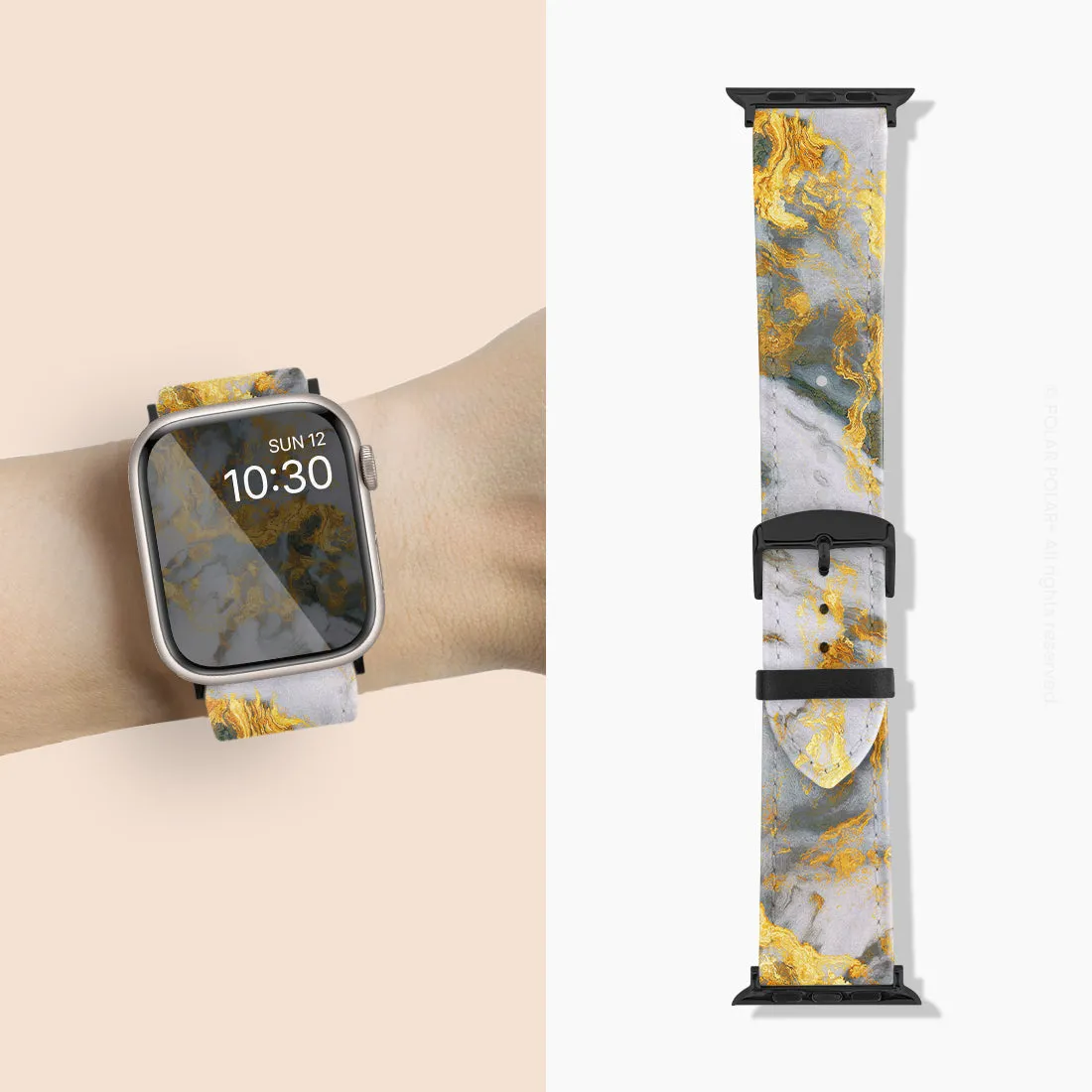 Mist Marble - Apple Watch Band
