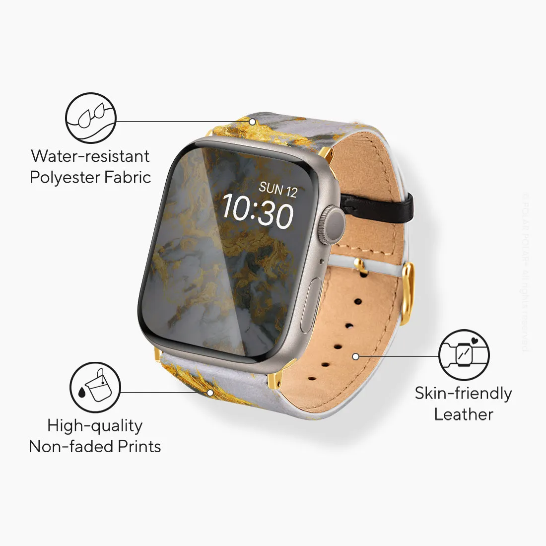 Mist Marble - Apple Watch Band
